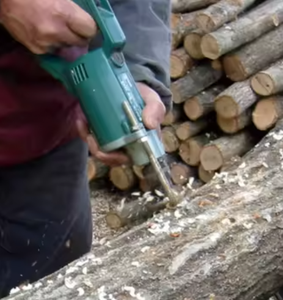 Mushroom Hex Shank <b>Drill</b> Auger <b>Bit</b> With Stop Collar Single Spur and Cutting-Edge Wood <b>Drill</b> <b>Bit</b> for Mushroom Mushroom - Product Image 2