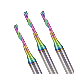 Fraises à bout en carbure à 3 dents pour machine-outil CNC, filetage M1.6-M16, fraises à fraiser pour aluminium et acier colorées, longueur totale de 50 mm, ODM/OEM - Product Image 2