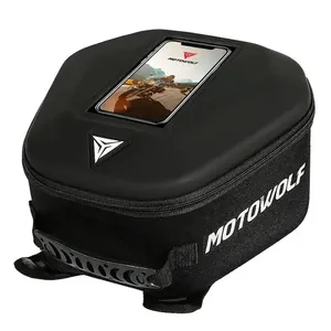 กระเป๋าติดถังน้ำมันมอเตอร์ไซค์ Motowolf  กระเป๋าแม่เหล็กแรงสูงสำหรับมอเตอร์ไซค์  กระเป๋าติดเบาะหลังมอเตอร์ไซค์  พร้อมสายรัดยึด - Product Image 2