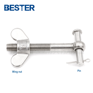 China Manufacturer M4 <strong>Brass</strong> Aluminum Joint Lifting Ring Screws Fish Eye Dog <strong>Bolt</strong> <strong>and</strong> M2.5 <strong>Wing</strong> butterfly <strong>Nut</strong> - Product Image 6