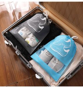 Sac à chaussures en non-tissé avec cordon de serrage, imperméable et anti-poussière, pour le voyage et le rangement (vente en gros) - Product Image 3