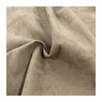 Beige Fabric Upholstery Hot Sale Beige Velvet Fabric Double Side Deerskin Velveteen Upholstery Fabric
