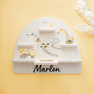 Prix usine figurines personnalisées motif nuage garçons filles chambre d'enfants compatible magnétique fixe requis en bois <span class=keywords><strong>Toniebox</strong></span> étagère - Product Image 3