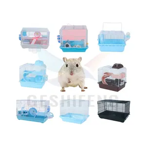 Özel taşınabilir küçük Hamster tavşan tırtıklı Hamster kafesleri olmayan dekore gri boyutu 100Cm Hamster kafes tankı 80Cm X 50Cm akrilik