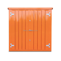 Conteneurs de stockage professionnels pour mini-bâtiments avec portes latérales, remise en état et remplacement en usine