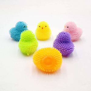 Pelota de descompresión musical inflable TPR con diseño de pollo/pato, elástica, para apretar, para niños de 5 <span class=keywords><strong>a</strong></span> 7 <span class=keywords><strong>a</strong></span>ños - Product Image 3