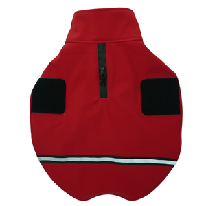 Imperméable pour animaux de compagnie en softshell, veste imperméable pour chien, OEM ODM, étiquette personnalisée, détails réfléchissants, sangles réglables, prêt à être expédié rapidement - Product Image 5