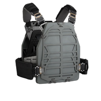 Gilet tactique porte-plaque à libération rapide en nylon respirant anti-coupure, taille unique pour hommes, personnalisable OEM ODM, usine chinoise certifiée ISO CE