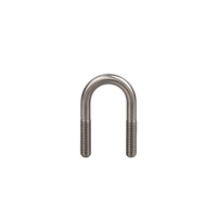 Collier de serrage en U en acier inoxydable 304, classe 4.8 et 6.8, antirouille, finition oxyde noir, filetage UNF, tête ronde