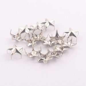 Vente en gros d'usine, prix bas, petit rivet en métal en forme d'étoile pour la décoration de sacs, de sacs à main et de vêtements - Product Image 4