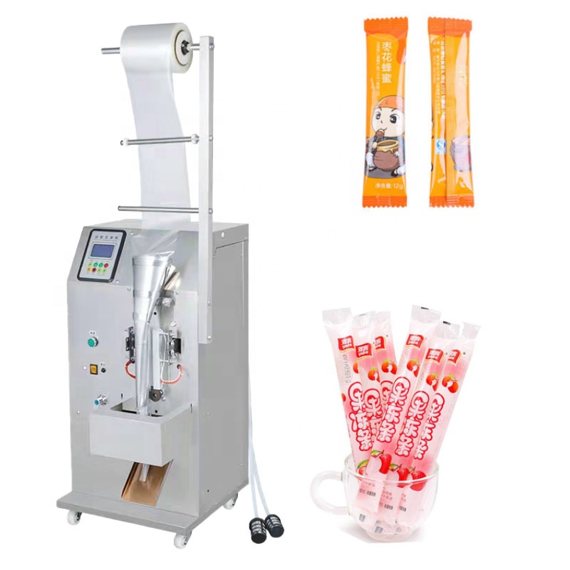 Automatic ice pop water pouch packing machine popsicle jelly stick filling and pocketing machine