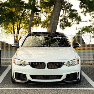 4PCS Front Bumper Lip Body Kit Spoiler <b>Splitter</b> ABS Bumper Canard Lip <b>Splitter</b> for BMW F32 F33 F36 M-Tech 4 Series 2014-2020 - Product Image 2