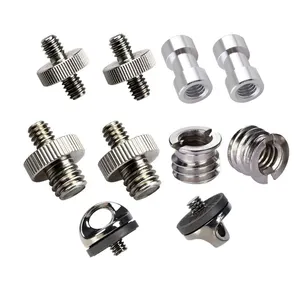 Hot Sales Stainless 3/8 Female To 1/4 Male Thread Screw Tripod Adapter Camera Screw