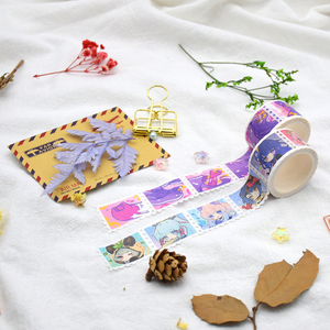 Tùy Chỉnh Tốt Nhất Bán Độc Đáo Vibrant Tinh Tế Đáng Yêu Tem <span class=keywords><strong>Washi</strong></span> Băng Cho <span class=keywords><strong>DIY</strong></span> Crafting Trang Trí Thiết Yếu - Product Image 1