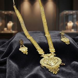 Vente en gros 14K 18K 24K Micro plaqué or Bijoux de conception traditionnelle, Colliers de mode, Micro plaqué or en laiton formant des colliers - Product Image 5