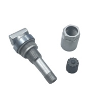 Tapa y adaptador de vástago de válvula con Sensor de presión de neumáticos de aleación de aluminio, repuestos para automóviles, nueva condición, 2017