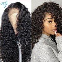 Kualitas Tinggi Grosir Wig Hunan Penutupan Renda, Wig Renda India Harga Rendah, Wig Renda Lem Wig Manusia Perawan