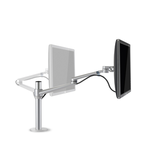 Soporte de Escritorio para <span class=keywords><strong>Monitor</strong></span> Individual de Aluminio y ABS Personalizado, Soporte de Brazo Único con Movimiento Completo para Monitores <span class=keywords><strong>LCD</strong></span> de 17-32 Pulgadas, 75x75 mm/100x100 mm - Product Image 3