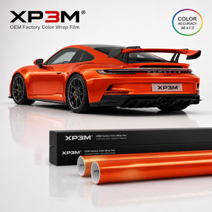 ฟิล์มใสกันรอยรถยนต์ XP3M สีส้มลาวา B OEM เคลือบเงา TPU ความหนา 7.5 มิล ซ่อมแซมตัวเองได้ ป้องกันรอยขีดข่วน ป้องกันสีเหลือง ช่องระบายอากาศ - Product Image 1