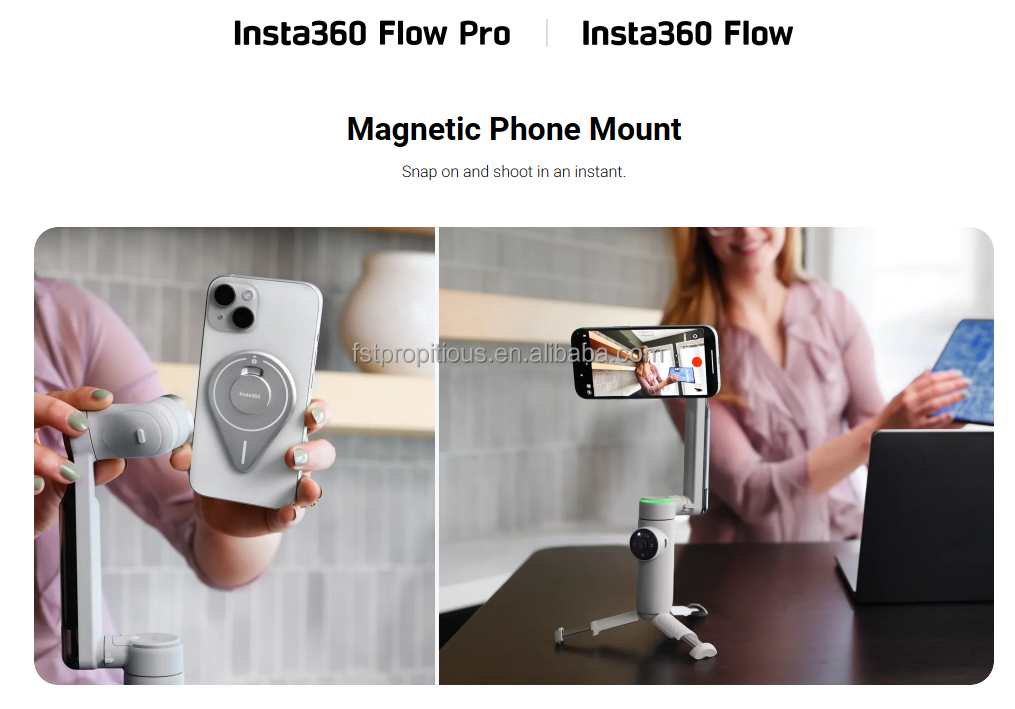 Insta360 Flow 2 Pro - gimbal de smartphone con IA tracking definitivo