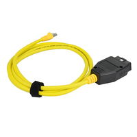Gerawell Nuevo Cable de Interfaz ENET Crystal Head con Cepillo Oculto OBD para Conector de Diagnóstico de Red de Coche Impermeable de 5-12V