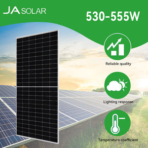 Paneles Solares <span class=keywords><strong>Ja</strong></span> <span class=keywords><strong>Solar</strong></span> 530w 535w 540w 550w Monocristalinos Bifaciales de Doble Vidrio para Uso Doméstico - Product Image 1