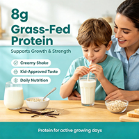 Poudre de shake nutritionnel pour la croissance des enfants, protéines de bétail nourri à l'herbe, 8g de fibres, 4g de multivitamines et minéraux, sans gluten - Offre spéciale US/UE