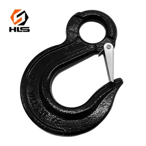 1.12t,2t,3.15t,5.3t Working tension G80 hook manufacturer 320A/320C G80 eye sling hoist hook