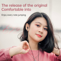 Earphone Wired Terbaru dengan Antarmuka Tipe C, Bahan Plastik, Handsfree, Headphone Musik