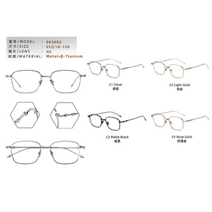 Gafas ópticas de lujo con luz azul para mujer, gafas clásicas con montura de Metal para lectura y reuniones - Product Image 4