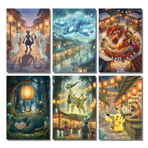 YQ personnalisé en gros cadeau bande dessinée Eif bébé cartes à collectionner moelleux <span class=keywords><strong>petit</strong></span> monde acrylique Art conseil Pokemoned Booster boîte jeu de société - Product Image 4