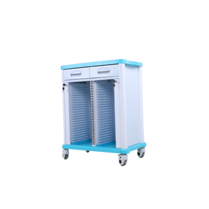 MT 메디컬 ABS 플라스틱 의료 카트 양면 환자 기록 카트 - Product Image 6