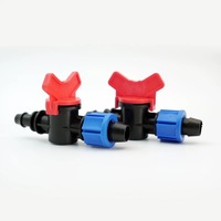 Vanne de dérivation en tube PE de 16 mm pour l'irrigation goutte à goutte automatisée en agriculture et en jardinage