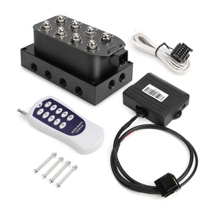 Colector de control de suspensión neumática Cnspeed con solenoide de 8 válvulas y control remoto para automóviles y motocicletas - Product Image 3