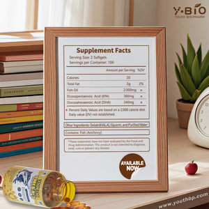 น้ำมันปลาโอเมก้า-<span class=keywords><strong>3</strong></span> พรีเมียมแบบซอฟต์เจล - 1000 มก. บำรุงหัวใจและสุขภาพสำหรับผู้ใหญ่ - ได้รับการรับรองฮาลาล - Product Image 5