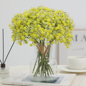 Soft Silicone Baby's Breath <b>Bouquet</b> 3 Stem <b>Artificial</b> Flower For Home Wedding Decoration - Product Image 2