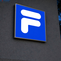 Boîte lumineuse publicitaire LED personnalisée, enseignes lumineuses, boîtier métallique, façade en acrylique, signalétique avec logo pour la devanture de magasin, décoration commerciale
