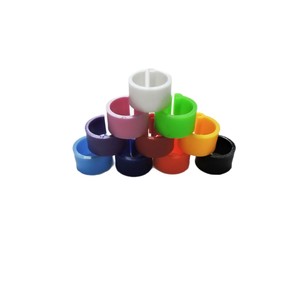 Anneau de transport pour pigeon, en plastique écologique, pour pigeon de course, identification par couleur, sans fermoir, fournitures pour oiseaux, 0,5 g, tous - Product Image 1
