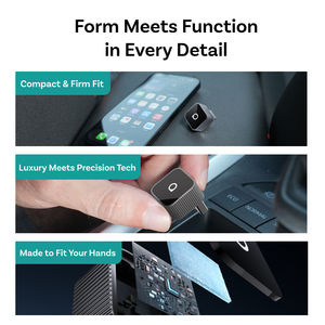 Ottocast Mini ポータブル ワイヤレス CarPlay & Android Auto アダプター <span class=keywords><strong>Bluetooth</strong></span> 4.2搭載 USB Type-A ユニバーサルカー対応 - Product Image 3