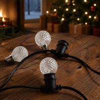 Guirlande lumineuse E17, décoration pour fêtes de jardin, mariages, Noël, étanche