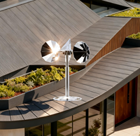Système de dissuasion d'oiseaux éolien en aluminium, réfléchissant, solide, étanche et écologique, en promotion