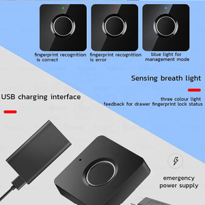Khóa Ngăn Kéo Chất Lượng Cao Cửa Tủ Thông Minh Ẩn Sinh Trắc Học Thông Minh Khóa Ngăn Kéo Tủ Điện Tử - Product Image 3