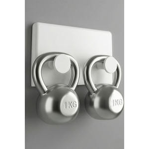 ที่แขวนผนังแบบมินิมอล วัสดุพลาสติก ชุด 4 ชิ้น สำหรับแขวนเสื้อโค้ทและหมวก ใช้จัดระเบียบในครัวและห้องน้ำ ดีไซน์ไม่ต้องเจาะผนัง - Product Image 6