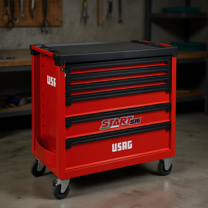 Gabinete de herramientas USAG 516 STXL6V con ruedas y cajones para uso en taller - Product Image 3