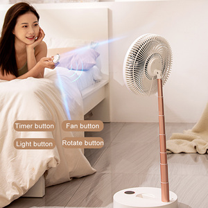 พัดลมไฟฟ้าควบคุมระยะไกล - พัดลมตั้งพื้นแบบส่ายอัจฉริยะ เงียบ สำหรับใช้ในบ้าน พัดลมตั้งโต๊ะ พัดลมหมุนเวียนอากาศ ราคาโรงงาน - Product Image 3