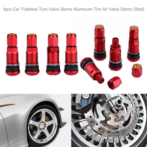 Tiges de <span class=keywords><strong>valve</strong></span> de pneu <span class=keywords><strong>tubeless</strong></span> en alliage d'aluminium à fond plat <span class=keywords><strong>pour</strong></span> voiture, SUV, moto – Remplacement anti-explosion <span class=keywords><strong>pour</strong></span> jantes automobiles - Product Image 2