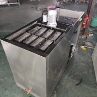 Machine de fabrication de blocs de glace en saumure Afrique du Sud 300kg 500kg/jour à refroidissement par air industriel 1T 2T 5 T 10 15 tonnes