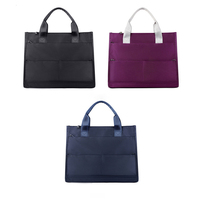 Sac fourre-tout élégant Fuliya personnalisé avec logo, pour réunions, bureau, voyages, organiseur de documents, sac pour ordinateur portable, multi-compartiments, mallette d'affaires