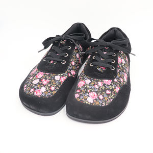 Basket décontracté pour <span class=keywords><strong>femme</strong></span>, chaussures tendance à enfiler, en cuir véritable, avec pieds nus, sneakers plates, grandes tailles 45 et 46 - Product Image 1