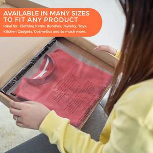 Poly Packers Warn beutel Klare Poly beutel mit Erstickung warnung mit dauerhaft starkem Klebstoff - Product Image 4